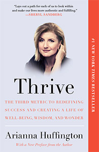 Thrive paperback cover - Arianna Huffington