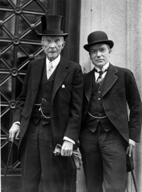 John D. Rockefeller, Sr. and Jr.